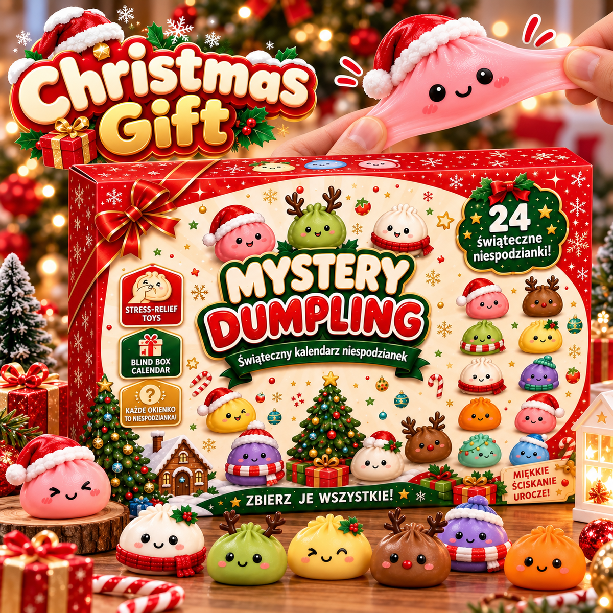 24‑Days Christmas Mystery Dumpling Advent Calendar