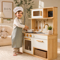Cuisine de jeu en bois – ensemble petit chef