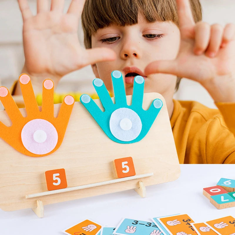 Montessori Finger Counting Math Board – Learn & Count