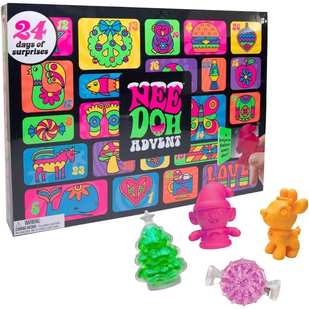 NeeDoh Christmas Advent Calendar – 24 Squishy Surprises for Kids