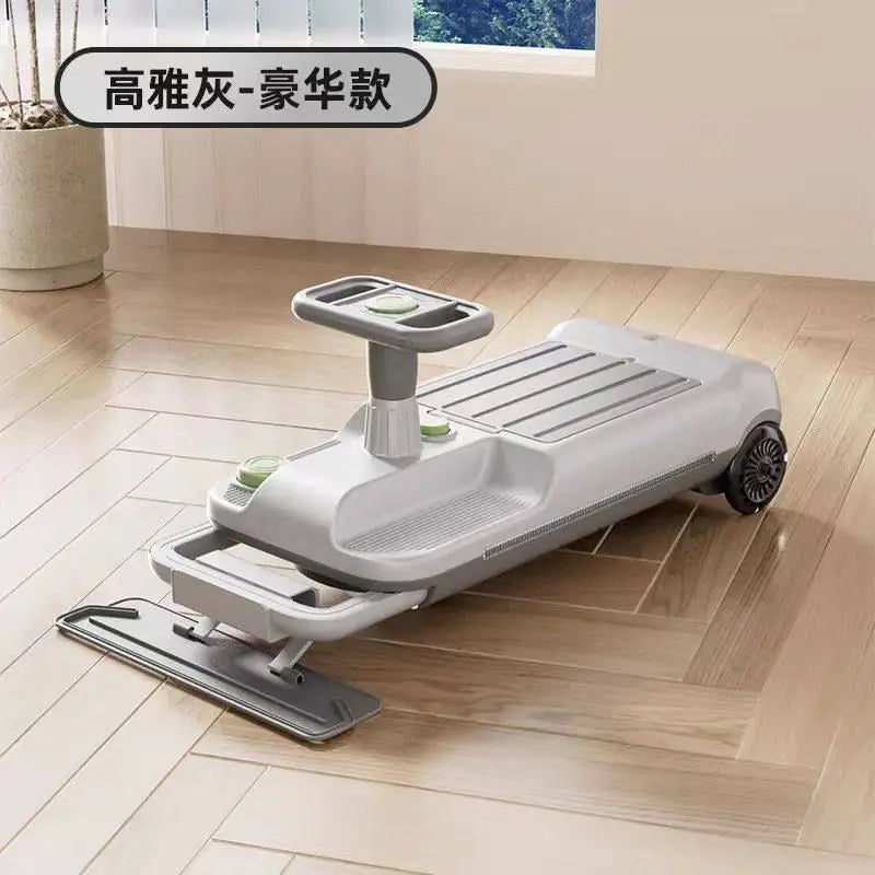 Kids’ Electric Wiggle Car – Ride-On Twister Scooter with Cleaning Attachment