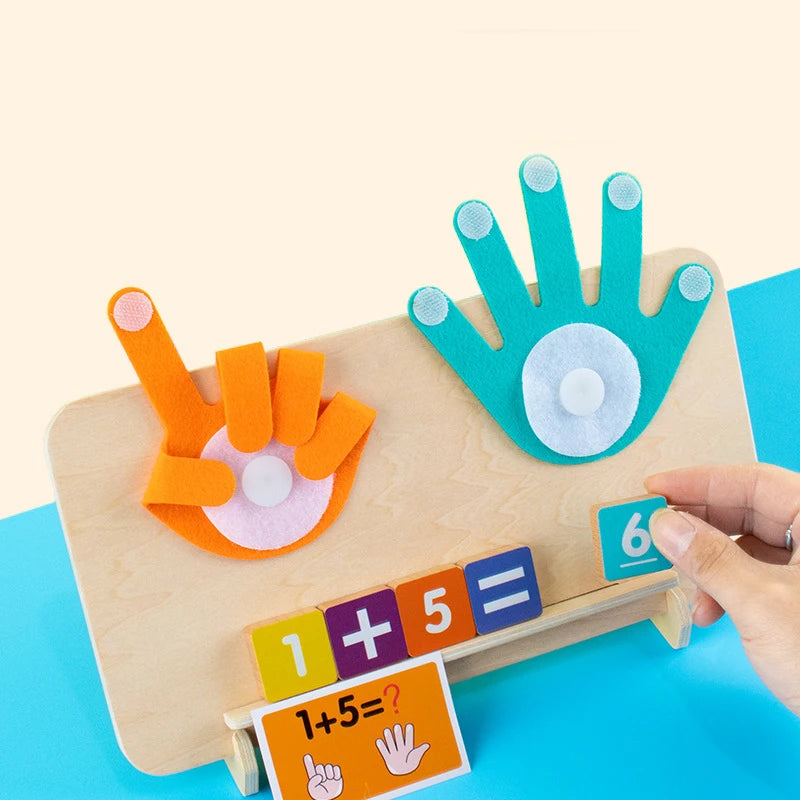 Montessori Finger Counting Math Board – Learn & Count