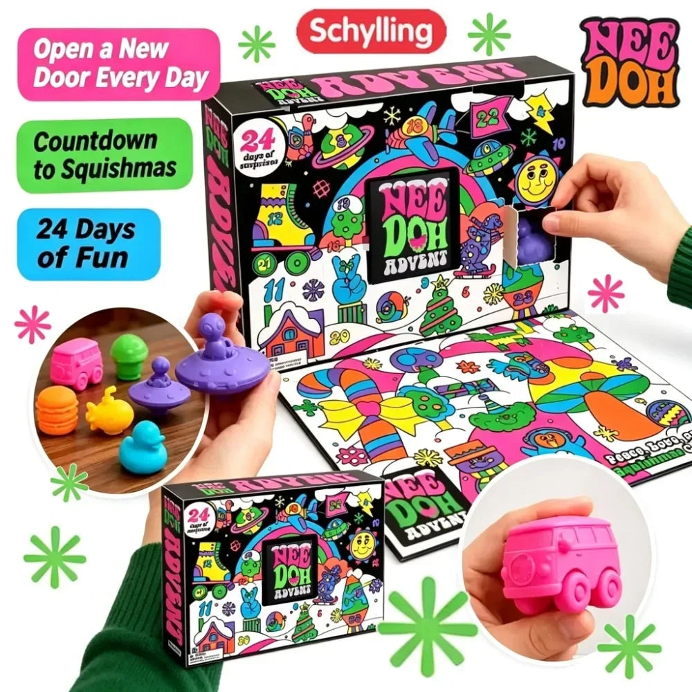 NeeDoh Advent Calendar 2026 – 24 Days of Squishy Surprises