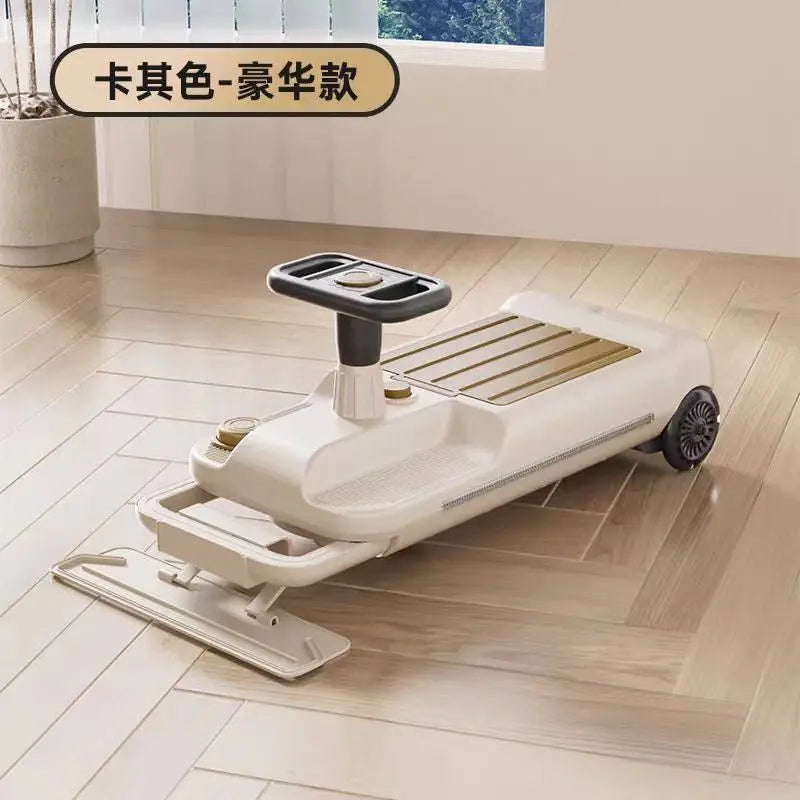 Kids’ Electric Wiggle Car – Ride-On Twister Scooter with Cleaning Attachment