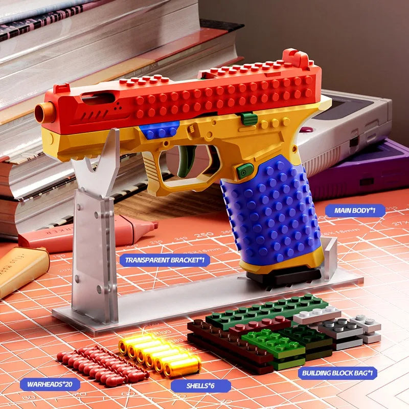 Building Block Toy Blaster – Build, Play & Aim