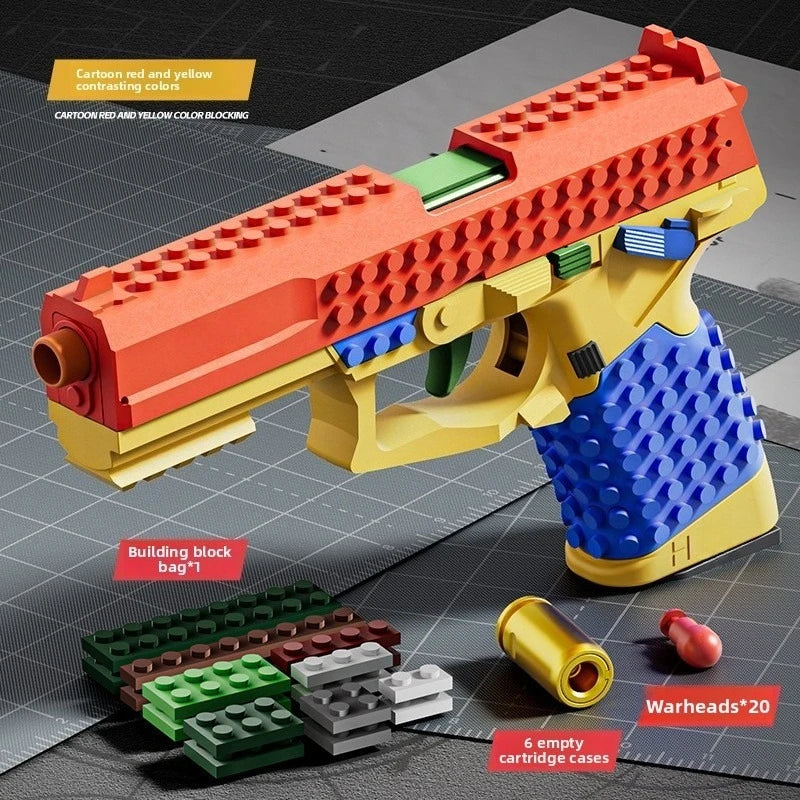 Building Block Toy Blaster – Build, Play & Aim