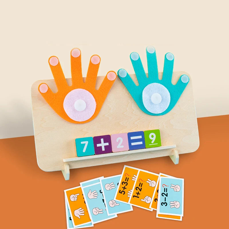 Montessori Finger Counting Math Board – Learn & Count
