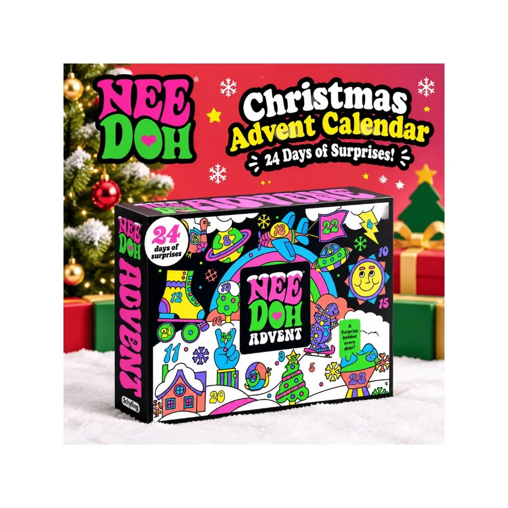NeeDoh Christmas Advent Calendar – 24 Squishy Surprises for Kids