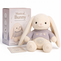Lapin musical interactif en peluche