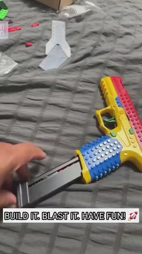 Building Block Toy Blaster – Build, Play & Aim
