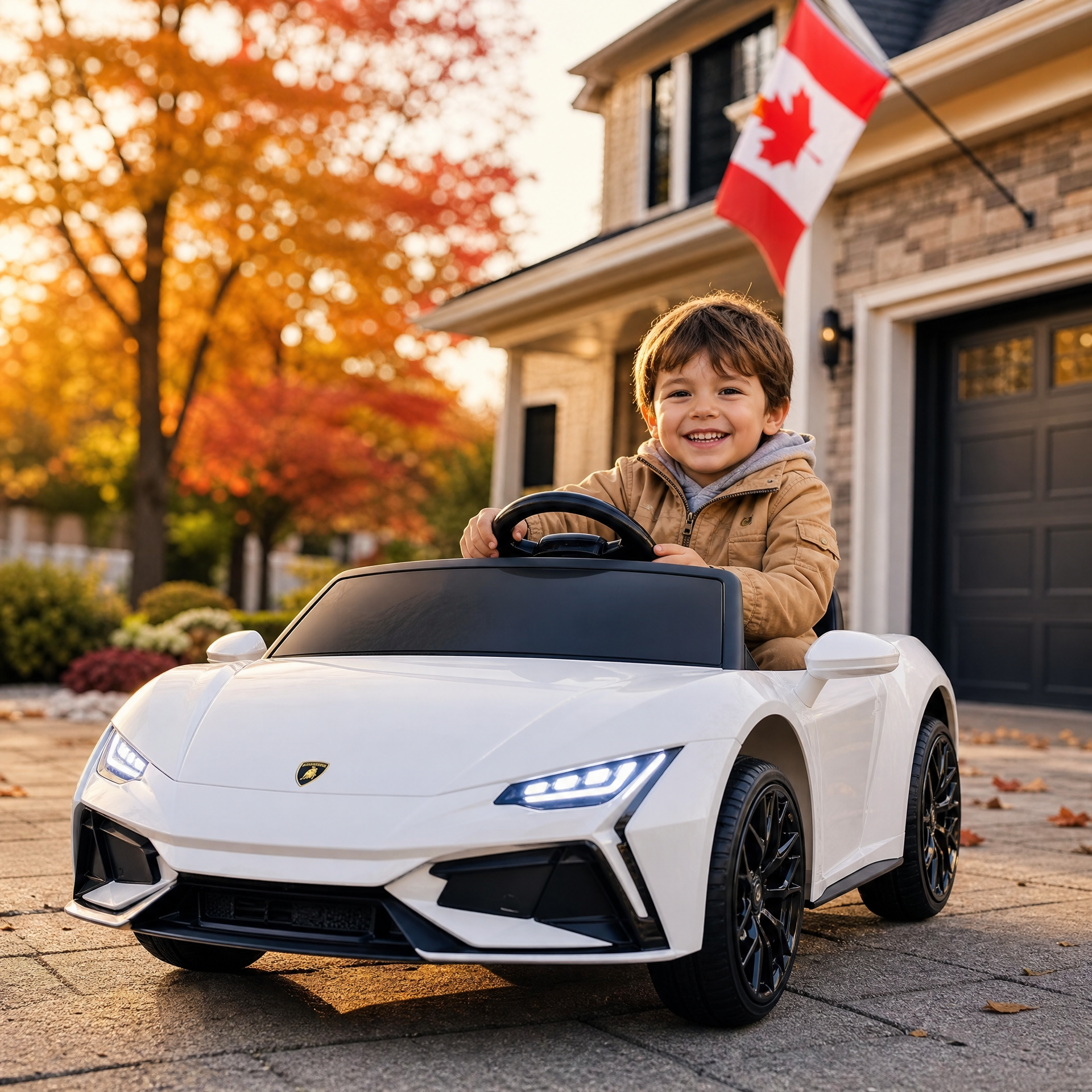Voiture sport électrique pour enfants avec télécommande